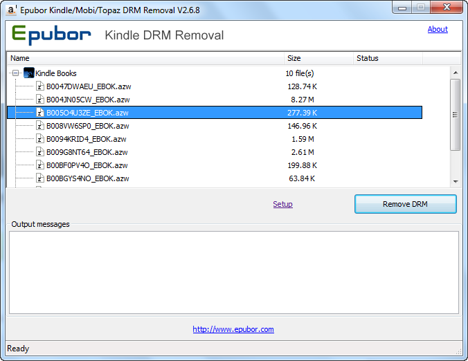 main interface